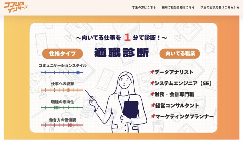ココシロ公式ホームページ画像